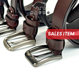 MAURO BASIC 🛒 Mens Leather Belt Tali Pinggang Lelaki 100% Kulit Original  男士皮带