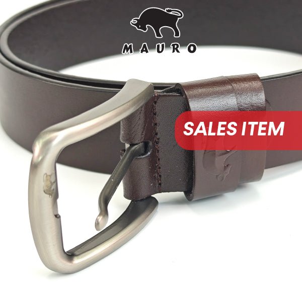 MAURO BASIC 🛒 Mens Leather Belt Tali Pinggang Lelaki 100% Kulit Original  男士皮带