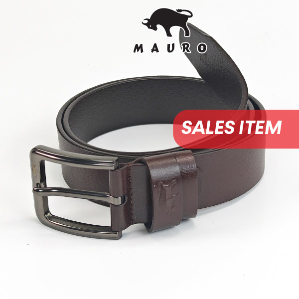 MAURO BASIC 🛒 Mens Leather Belt Tali Pinggang Lelaki 100% Kulit Original  男士皮带