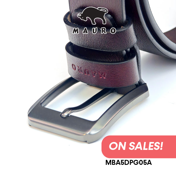 MAURO OFFER 🛒 Mens Leather Belt Tali Pinggang Lelaki 100% Kulit Original  男士皮带