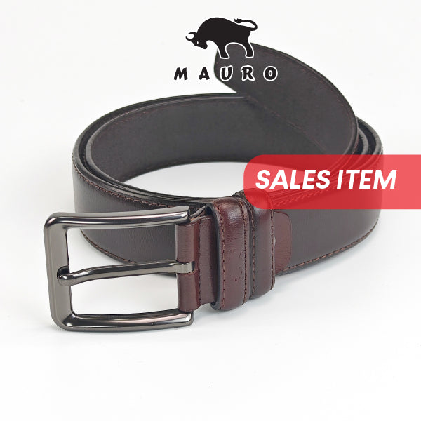 MAURO BASIC 🛒 Mens Leather Belt Tali Pinggang Lelaki 100% Kulit Original  男士皮带