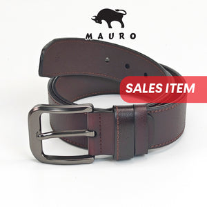 MAURO BASIC 🛒 Mens Leather Belt Tali Pinggang Lelaki 100% Kulit Original  男士皮带