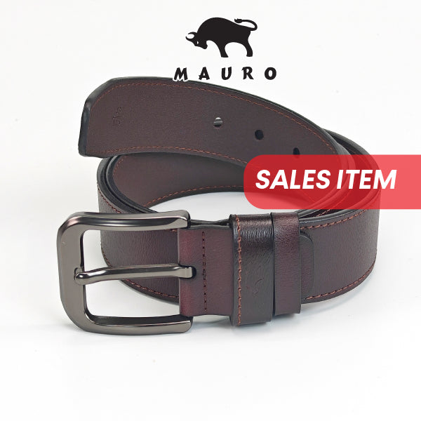 MAURO BASIC 🛒 Mens Leather Belt Tali Pinggang Lelaki 100% Kulit Original  男士皮带