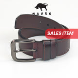 MAURO BASIC 🛒 Mens Leather Belt Tali Pinggang Lelaki 100% Kulit Original  男士皮带