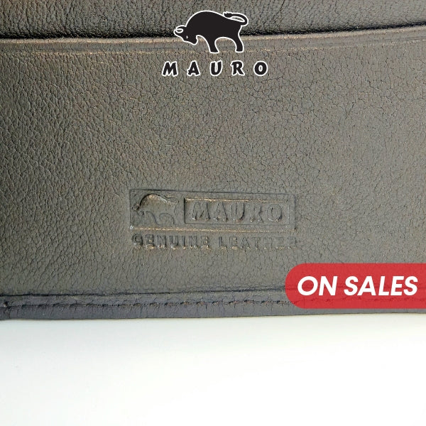 MAURO Genuine Men Leather Wallet Man Wallet Men Wallet Leather Original Dompet Kulit Asli Lelaki Dompet Lelaki