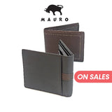 MAURO Genuine Men Leather Wallet Man Wallet Men Wallet Leather Original Dompet Kulit Asli Lelaki Dompet Lelaki