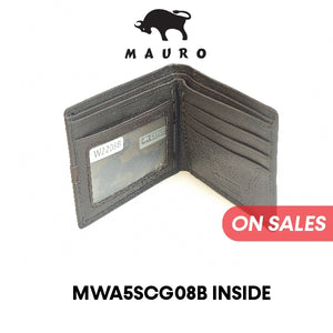 MAURO Genuine Men Leather Wallet Man Wallet Men Wallet Leather Original Dompet Kulit Asli Lelaki Dompet Lelaki