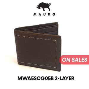 MAURO Genuine Men Leather Wallet Man Wallet Men Wallet Leather Original Dompet Kulit Asli Lelaki Dompet Lelaki