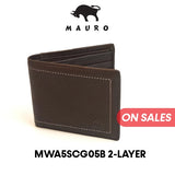 MAURO Genuine Men Leather Wallet Man Wallet Men Wallet Leather Original Dompet Kulit Asli Lelaki Dompet Lelaki