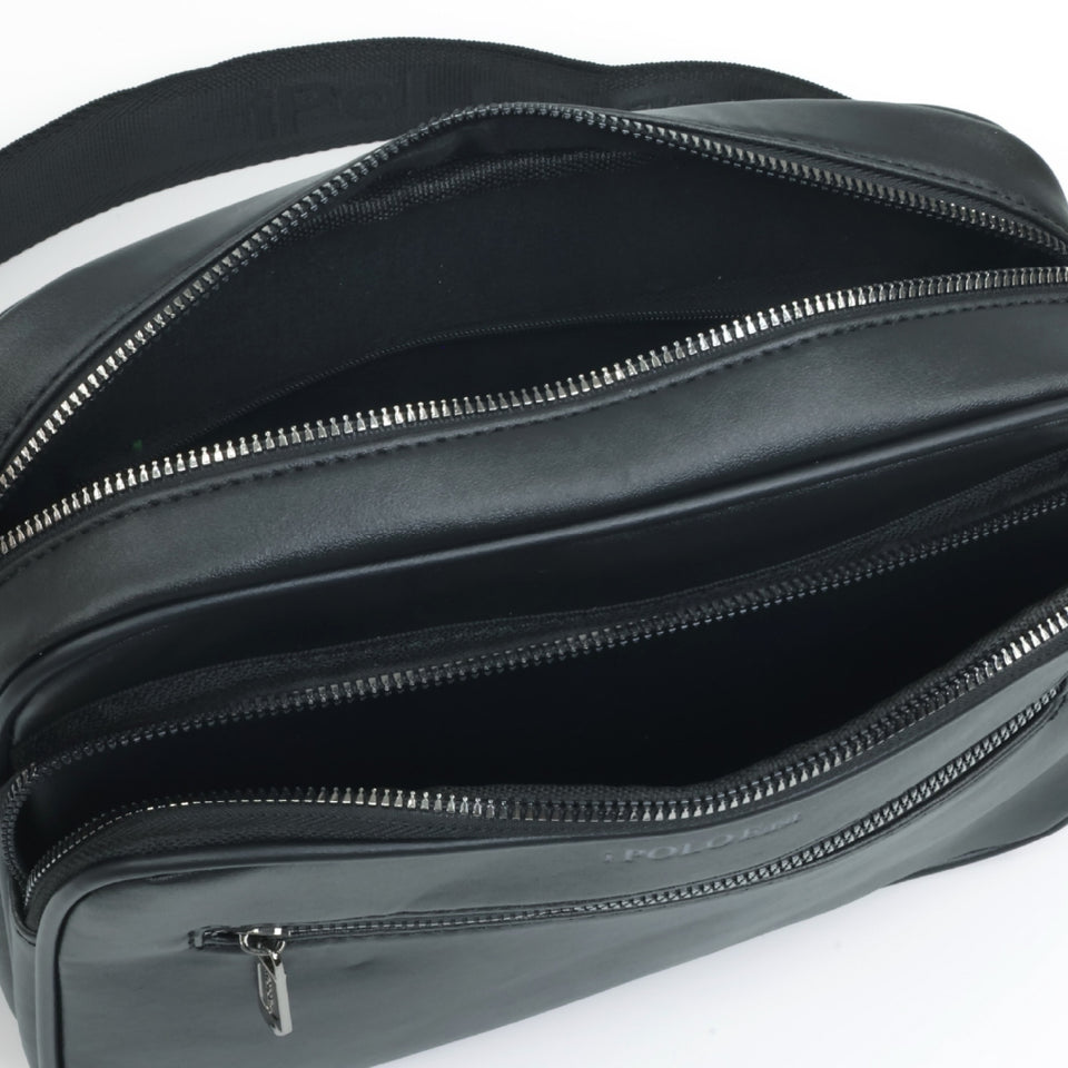 iPolo East Premium Synthetic Leather Men Multi Compartment Messenger Bag