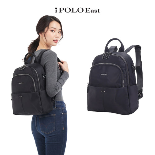 iPolo East Water and Scratch Resistant Nylon Everyday Ladies Backpack