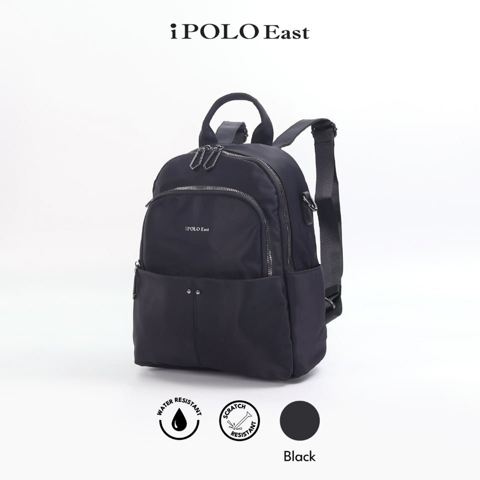 iPolo East Water and Scratch Resistant Nylon Everyday Ladies Backpack