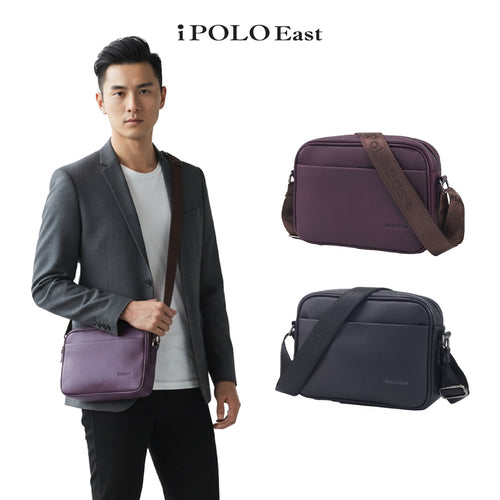 iPolo East Men Premium Synthetic Leather Everyday Explorer Sling Bag