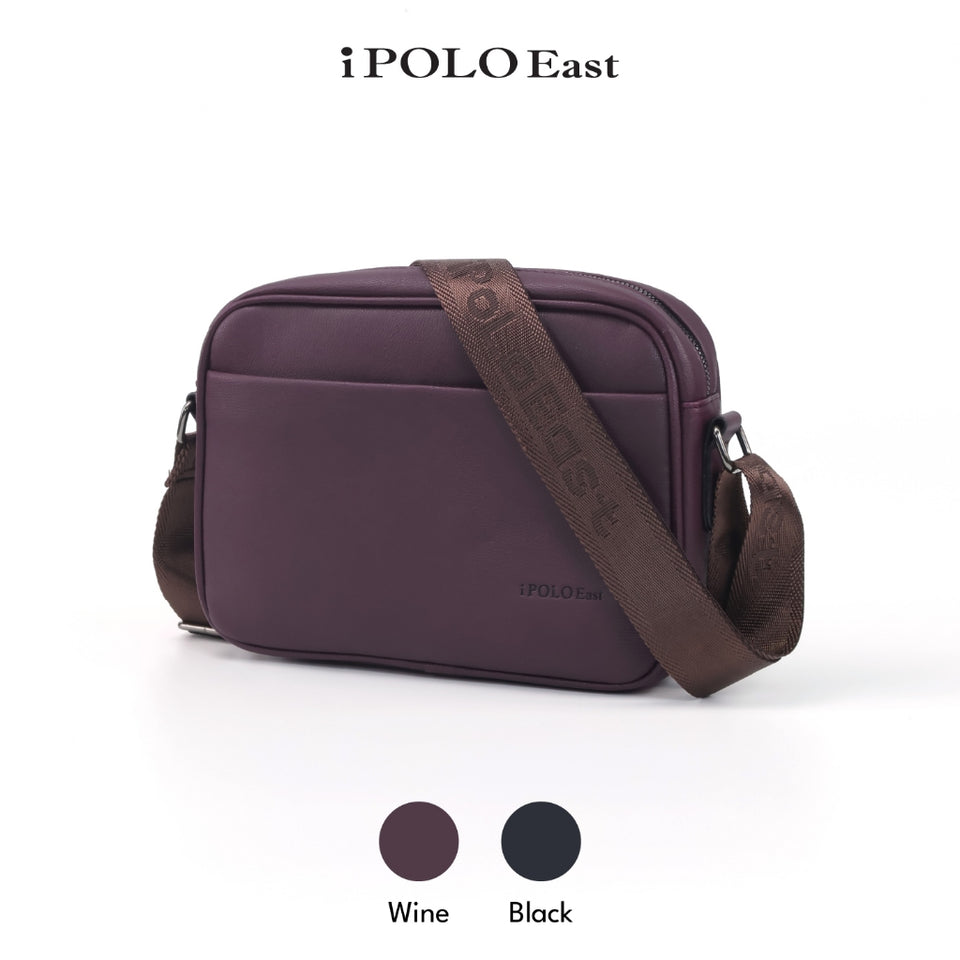 iPolo East Men Premium Synthetic Leather Everyday Explorer Sling Bag
