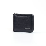 iPolo East Premium Synthetic Leather Men Compact Everyday Carry Zip Secure Wallet