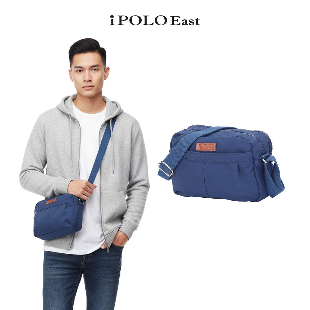 iPolo East Active Lifestyle Water Resistant Nylon Unisex Sling Bag