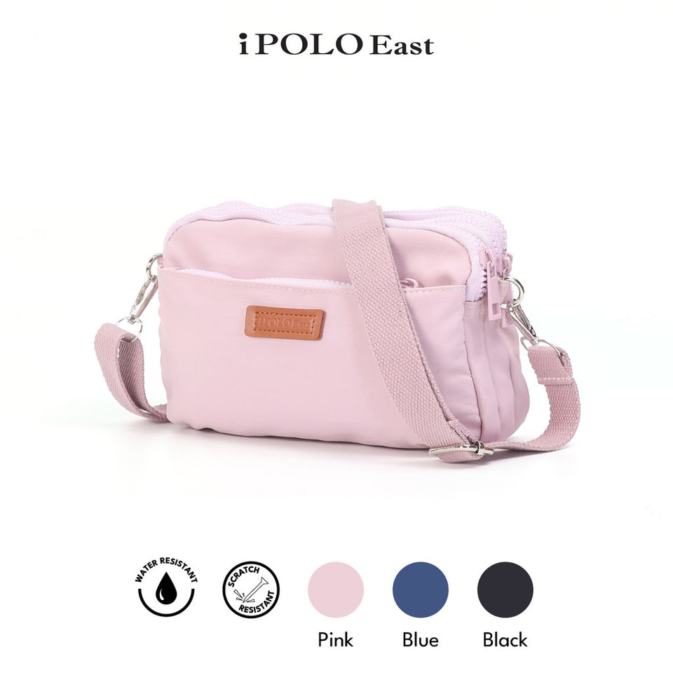 iPolo East Active Lifestyle Water Resistant Nylon Unisex Sling Bag
