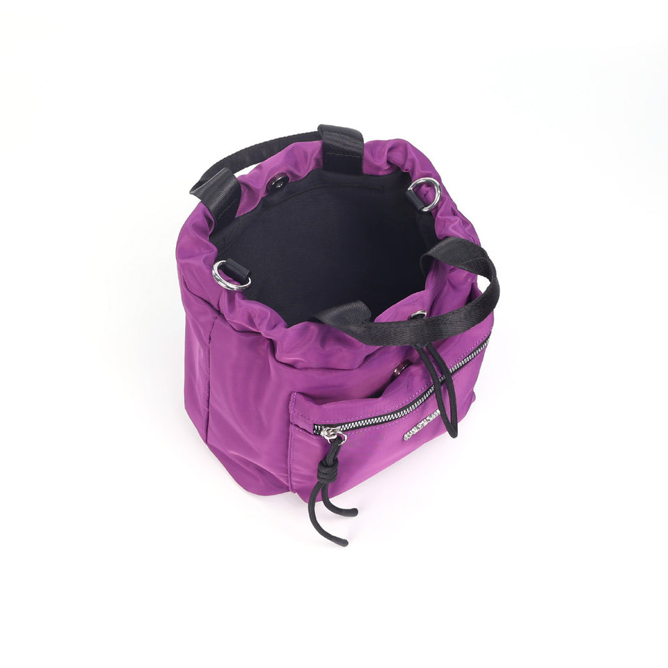 iPolo East Water and Scratch Resistant Nylon Weekend Mini Tote Crossbody Bag