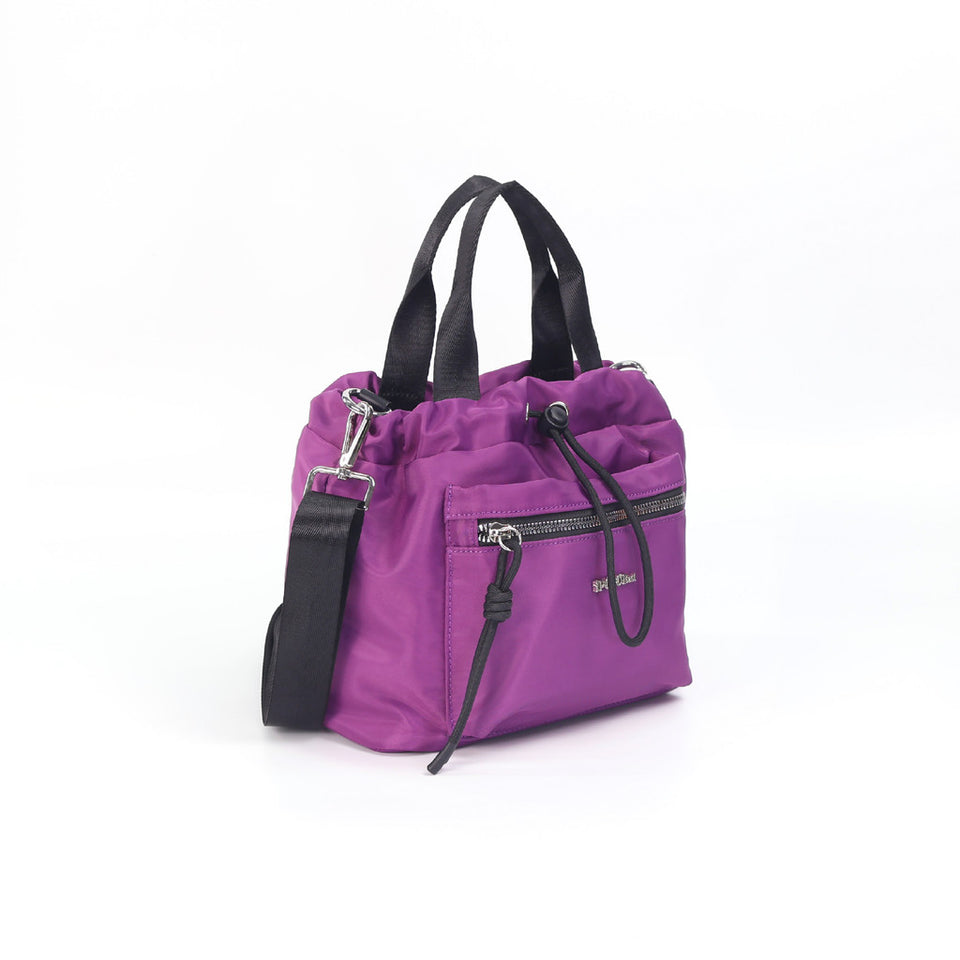 iPolo East Water and Scratch Resistant Nylon Weekend Mini Tote Crossbody Bag