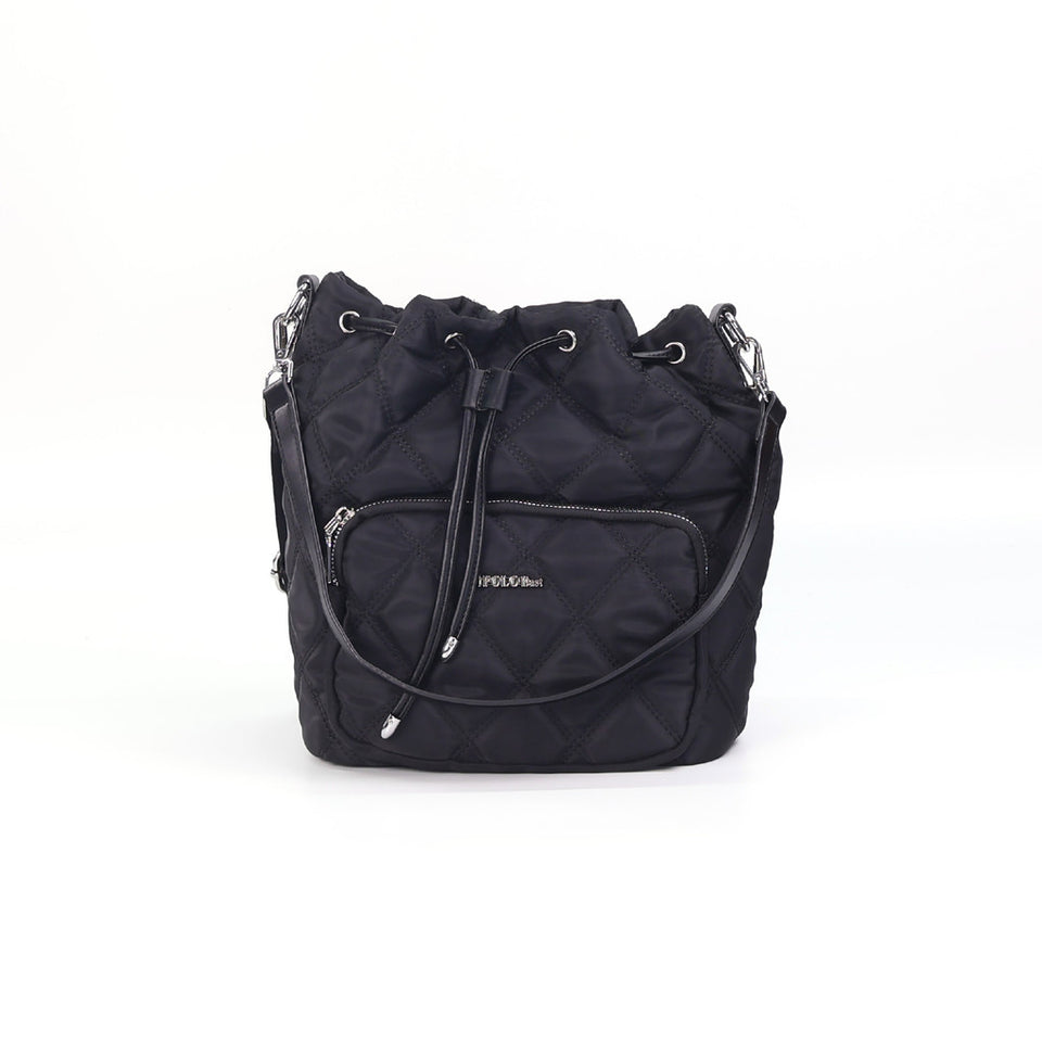 iPolo East Water and Scratch Resistant Ladies Nylon Weekend Tote Crossbody Bag