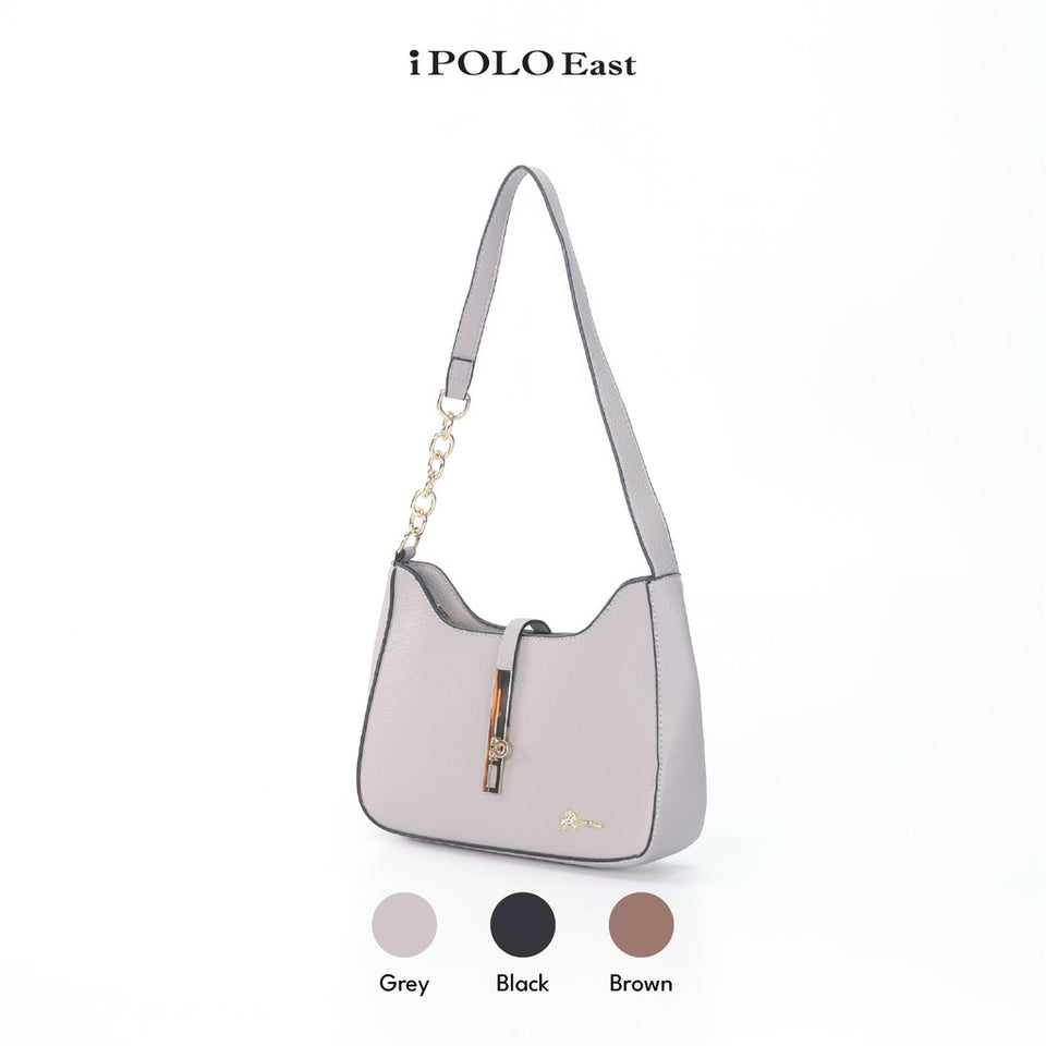 iPolo East Pebbled Synthetic Leather Ladies Everyday Essential Shoulder Bag