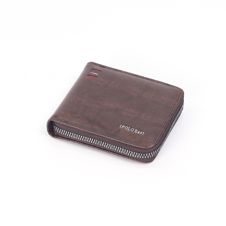 iPolo East Regal Synthetic Leather Men Organizer Zip Wallet
