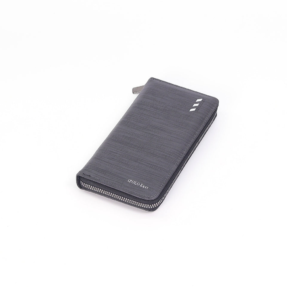 iPolo East Regal Synthetic Leather Men Organizer Zip Clutch Wallet