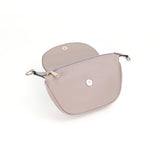 iPolo East Pebbled Synthetic Leather Ladies Everyday Essential Crossbody Saddle Bag