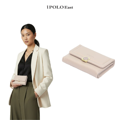 iPolo East Synthetic Leather Ladies Organizer Multi Compartment Medium Purse Wallet