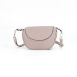 iPolo East Pebbled Synthetic Leather Ladies Everyday Essential Crossbody Saddle Bag