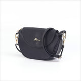 iPolo East Pebbled Synthetic Leather Ladies Everyday Essential Crossbody Saddle Bag