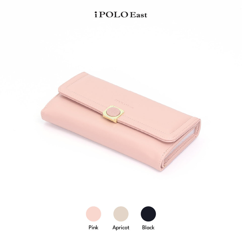 iPolo East Synthetic Leather Ladies Organizer Multi Compartment Long Purse Wallet