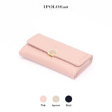 iPolo East Synthetic Leather Ladies Organizer Multi Compartment Long Purse Wallet