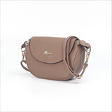 iPolo East Pebbled Synthetic Leather Ladies Everyday Essential Crossbody Saddle Bag