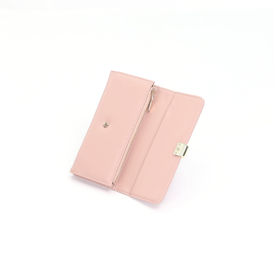 iPolo East Synthetic Leather Ladies Organizer Multi Compartment Long Purse Wallet