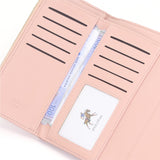 iPolo East Synthetic Leather Ladies Organizer Multi Compartment Long Purse Wallet