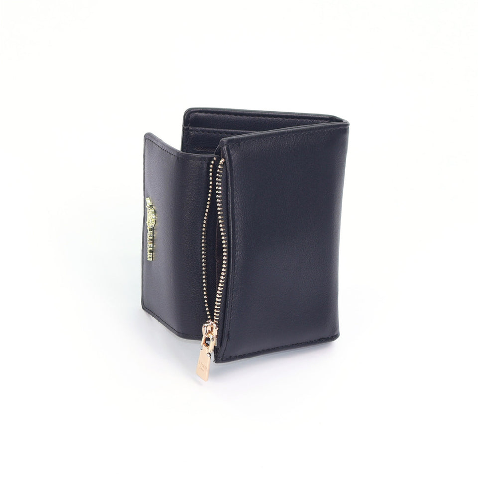iPolo East Compact Synthetic Leather Ladies Mini Wallet Zipper Purse