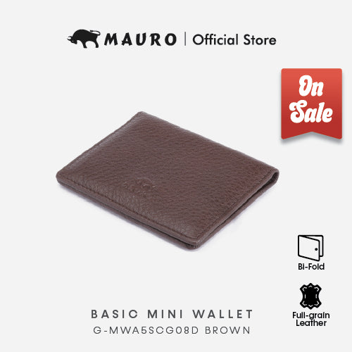 MAURO OFFER Leather Card Holder Small Wallet Name Card Holder Credit Card Holder