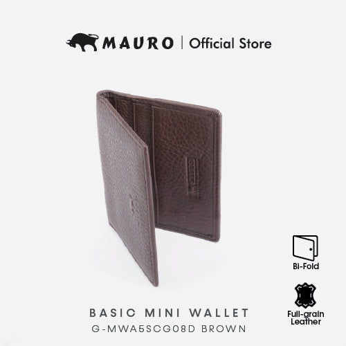 MAURO OFFER Leather Card Holder Small Wallet Name Card Holder Credit Card Holder