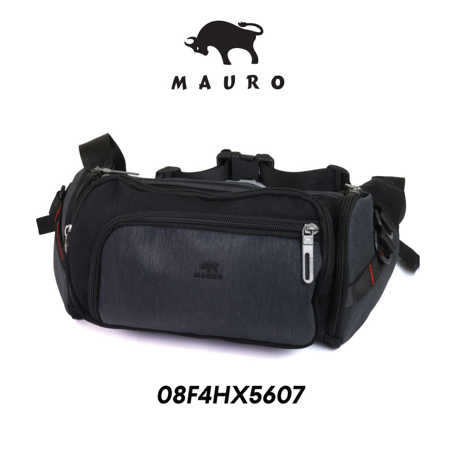 MAURO Flexi-Pouch Bag Waist Pouch Crossbody Bag PU Water Resistant Waist Pack Macho Bag 08F4HX5608