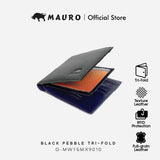 Mauro Genuine Leather Tri Fold Compact Wallet with RFID Block Protection
