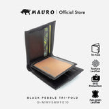 Mauro Genuine Leather Tri Fold Compact Wallet with RFID Block Protection