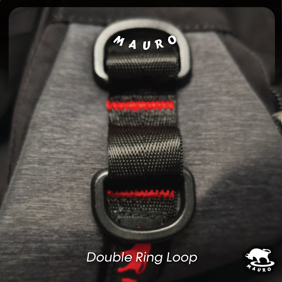 MAURO Flexi-Pouch Bag Waist Pouch Crossbody Bag PU Water Resistant Waist Pack Macho Bag 08F4HX5608