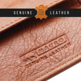 MAURO Tradesman Trifold Series Men's Genuine Leather Wallet Dompet Kulit Lelaki 08J4DP239A