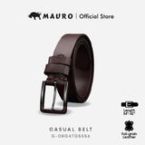 Mauro Genuine Leather Men Needle Buckle Belt