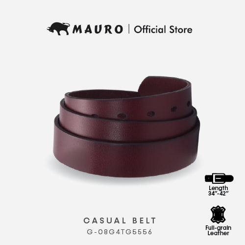 Mauro Genuine Leather Men Needle Buckle Belt