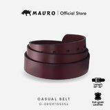 Mauro Genuine Leather Men Needle Buckle Belt
