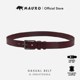 Mauro Genuine Leather Men Needle Buckle Belt