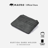 MAURO Rustica Card Holder Exclusive Genuine Original Soft Leather 08O2MX0328