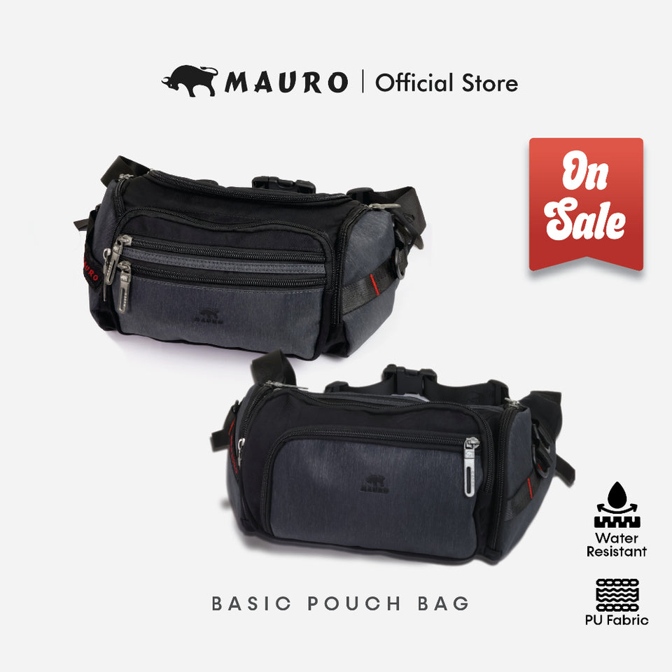 Mauro OFFER Men Oxford Fabric Waterproof and Scratchproof Waist Bag with Adjustable Waist Strap 3 Design